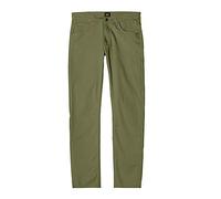 Mens Lee Daren Regular Straight Leg Soft Twill Chino Zip Fly LA82 - Khaki Green
