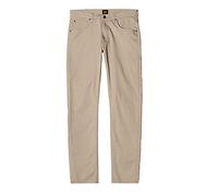 Mens Lee Daren Regular Straight Leg Soft Twill Chino Zip Fly LA83 - Stone