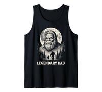 Mens Legendary Dad Bigfoot Vintage 90s Father Sasquatch Daddy Tank Top