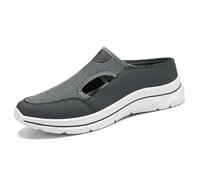 Men's Leisure Shoes Lightweight Sandals Comfortable Breathable Slippers for Everyday Holiday Beach Activity, gray, 9 UK