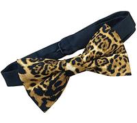 Men's Leopard Print Bow Tie (Leopard)