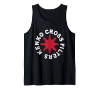 Mens Letchli x Kenko Cloth Filter Red Hot Chili Peppers Homage Tank Top