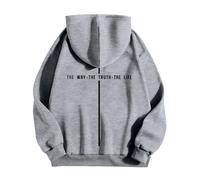 Men's Letter and Cross Printed Hoodies Jesus Theme Sweatshirts Sports Casual Pullover Oversized Sweatshirt Autumn Winter Warm Sweatshirts, Vests and Sweatshirts Lightweight Hoodie Christmas, 01-light