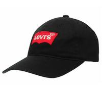 MENS LEVIS RED TAB CLASSIC RED BATWING BASEBALL CAP 228054 - BLACK