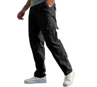 Mens Lightweight Combat Trousers,Work Pants For Men,Breathable Cargo Pants Quick Dry Jogging Bottoms With Multiple Pockets,Loose Fit Straight Leg Track Bottoms For Walking Hiking & Daily Wear