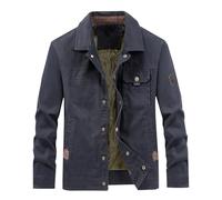 Mens Lightweight Jacket-Summer Vintage Cargo Shacket Long Sleeve Military Work Jackets Casual Button Down Sports Holiday Outwear Lapel Thin Coat Flap Pockets Dark Blue 3XL