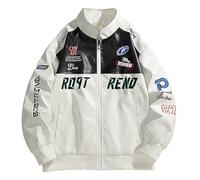 Mens Lightweight Jackets Casual Summer Track Jackets, Relaxed and Street Trend Capable Low-Key and High-End Just Needed In the Transition Season