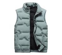 Mens Lightweight Padded Gilet, Body Warmers for a Man, Men's Sleeveless Gilet Full Zip Lightweight Puffer Vest Quilted Bodywarmer Jacket for Snow Ski Hiking Warm Cozy