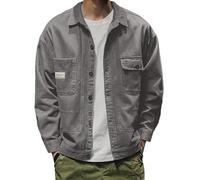 Mens Lightweight Summer Jacket Hiking Jacket, Long Sleeves Comforty Retro Sports Spring and Summer Transition Anti-Wrinkle Wear-Resistant Just Needed In the Transition Season