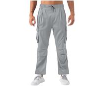 Men's Lightweight Sweatpants Mens Casual Fashion Drawstring Elastic Waist Solid Beam Feet PantsAthletic Elastic Waist Trousers Man Trouser Pant with Pockets Lightweight Pull On Workwear Pant UK