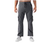 Men's Lightweight Sweatpants Mens Casual Fashion Drawstring Elastic Waist Solid Beam Feet PantsAthletic Elastic Waist Trousers Man Trouser Pant with Pockets Lightweight Pull On Workwear Pant UK