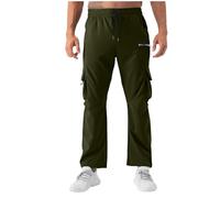 Men's Lightweight Sweatpants Mens Casual Fashion Drawstring Elastic Waist Solid Beam Feet PantsAthletic Elastic Waist Trousers Man Trouser Pant with Pockets Lightweight Pull On Workwear Pant UK