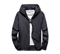 Men's Lightweight Waterproof Jacket Windproof Rain Coats Pack Away Hooded Jackets Windbreaker for Camping Fishing Running Cycling 2025 New