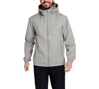 Mens Lightweight Waterproof & Windproof Jackets, Packable Rain Jacket Breathable Windproof Raincoat Adjustable Hiking Cycling Outdoor Coats (Grey, XXXXXXXL)