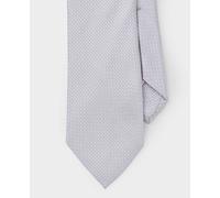 Men's Lilac Textured Seven Fold Silk Tie - Savile Row Company