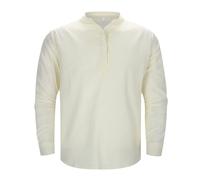 Mens Linen Shirts Cotton Button Down Collarless Beach Shirt Mens Loose Fit Shirt Casual Tops Outdoor Loose Sports T Shirts Casual Round Neck Tops for Everyday Wear Summer Casual Holidays