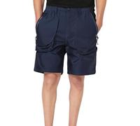 Mens Linen Shorts,Men'S Casual Cargo Shorts Breathable Lightweight Summer Workout Outdoor Comfortable Loose Fit Utility Short Pants For Daily Wear And Sports