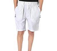 Mens Linen Shorts,Men'S Casual Cargo Shorts Breathable Lightweight Summer Workout Outdoor Comfortable Loose Fit Utility Short Pants For Daily Wear And Sports