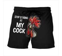 Men's Lingerie Funny Trunks Novelty Shorts Pyjamas Personalised Underwear Trunks Designer Boxer Shorts Men Xmas Gifts Sale Clearance for Men Black