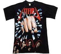 Men's Litfiba Terremoto Tshirt Vintage 90s Single Stitch Italian Rock Music Black