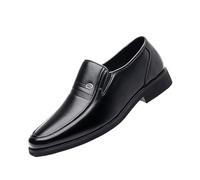 Men's Loafers Casual Slip on Shoes Soft Lightweight Breathable for Men Business Formal Shoes,Black,6 UK
