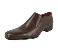 Mens Loake Shoes Black Matthews Size 11 Dark Brown