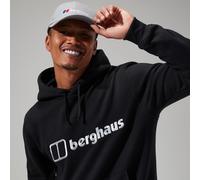 Berghaus Men's Logo Pullover Hoodie, Added Warmth, Extra Comfortable, Black, XS