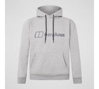 Berghaus Men's Logo Pullover Hoodie - Grey Marl - Added Warmth, Extra Comfortable - L