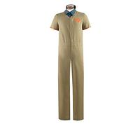 Men's Loki Laufeyson Prison Jumpsuit Cosplay Costume Women Loki Odinson Uniform Outfits Halloween Suit (XX-Large, Loki Jumpsuit Men)