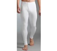Mens 1 Pair SockShop Heat Holders Thermal Long Johns - Medium - White