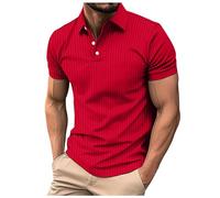 Men's Long&Short Sleeve Polo Shirts 1/4 Zip Plain Casual Slim Fit Gym Running Tops Basic Cotton Shirts S-XXL t Shirt for Men Cotton Mens Clothes Bundle XXL Fat Vest Men