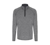 Mens Long Sleeve 1/4 Zip Top Shirt Sport Jogging Gym Training TriDri Performance
