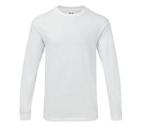 Mens Long Sleeve Round Neck T Shirt Gildan Hammer Soft Premium Cotton Top