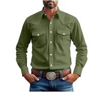 Men's Long Sleeve Safari Shirts Full Cotton UV Protection Button Down Shirt Multipocket Lightweight Hiking Tshirt Quicking Dry Outdoor Ribbed Sleeved Workwear for Walking Fishing Travelling Golfing