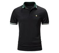 Men's Long Sleeve Shirts 1/4 Zip Up UPF 50+ Sun Tees Fishing Running Outdoor Rash Guard T-Shirts V Neck T Shirts for Men Sales Clearance Men's Golf Shirts Shirt Black
