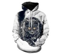 Men'S Long Sleeve Sweatshirt 3D Digital Printing Casual Fashion Hoodie Youth Personality Trend Pullover MM-02 XL