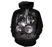 Men'S Long Sleeve Sweatshirt 3D Digital Printing Fashion Pullover Youth Personality Trend Hoodie DD-01 M