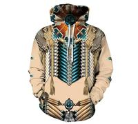 Men'S Long Sleeve Sweatshirt Youth Personality Trend Pullover 3D Digital Printing Casual Hoodie II-01 M