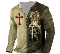 Men's Long-Sleeve T-Shirt 3D Digital Printing Casual Sportshirt Youth Retro Personality Trend Streetwear AA-01 XXL