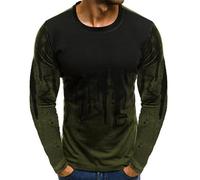 Men's Long-Sleeve T-Shirt Casual Fashion 3D Digital Printing Sportshirt Youth Retro Personality Trend Streetwear AA-06 4XL