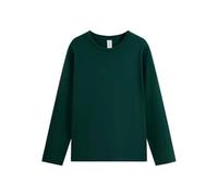 Men's Long-Sleeve T-Shirt Lightweight Breathable Soft Comfortable Basic Shirt Classic Casual Solid Color Fashion T-Shirts I-Dark Green S