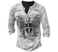 Men's Long-Sleeve T-Shirt Youth Retro Personality Trend Streetwear Lightweight Fashion 3D Digital Printing Sportshirt AA-05 5XL