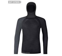 Ortovox 120 Comp Light Hoody - Merino base layer - Men's Black Raven M