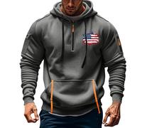 Men's Long-Sleeved Shirt, Loose Solid Colour, Long Sleeve Shirt, Cotton Linen, Stand-Up Collar, Men's Shirt, Jumper, Pullover for Men, Winter, Fleece Jumper, darkgray, 3XL