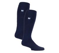 Mens Long Thermal Socks by Heat Holders Lite - 2 PK Knee High Fluffy Inner Socks