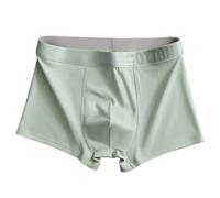 Mens Loose Fit Boxers,Loose Fit Boxers For Men Uk,Men's underwear| Letter Inner Crotch Men's Underwear Loose Comfortable Breathable Youth Four Cornered Shorts (Light Green, L)