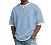 Men's Loose Large Size T Shirt Printed Tee Shirts Men Breathable Comfortable Clothing for Gym Regular Fit Fitness Sporty Style Casual and Contemporary Streetwear, Sky Blue #2, 4XL