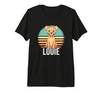 Mens Louie - Cute Boy Name with Cute Lion Premium T-Shirt