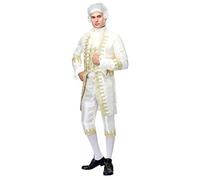 Men's Louis XVI King Costume Elegant 18th Century French Royal Outfit for Theater, Parties, Halloween