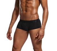 Men's Low Rise Microfiber Boxer Briefs, Sexy Tight-Fit Underwear, Breathable Quick-Dry Shorts, Lightweight Stretch Trunks, Soft Comfortable Athletic Boxers, High Elasticity Underpants